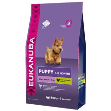 EUK Dog корм для щенков мелких пород 3 кг